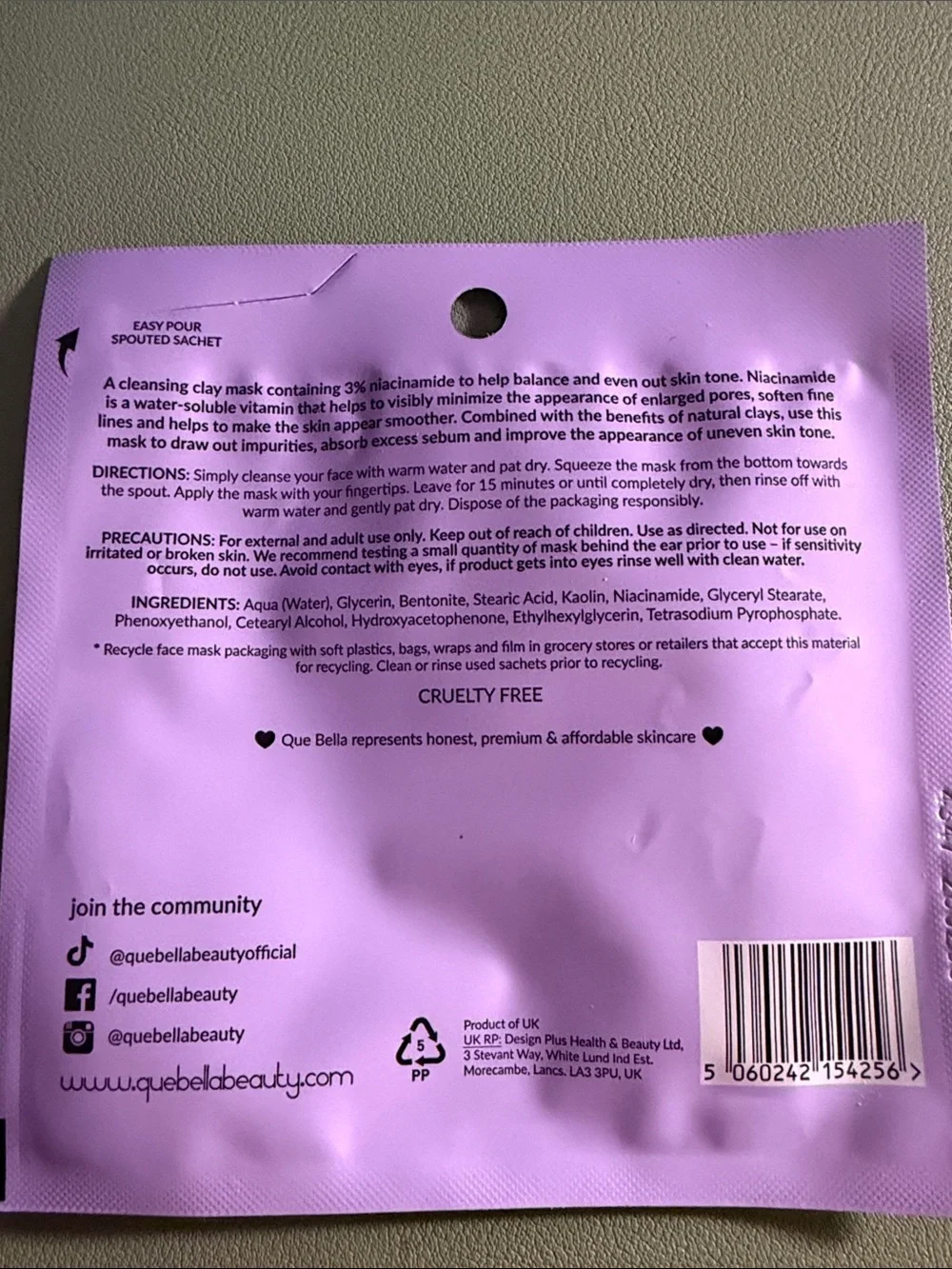 3% Niacinamide Clay Mask - 2 pack